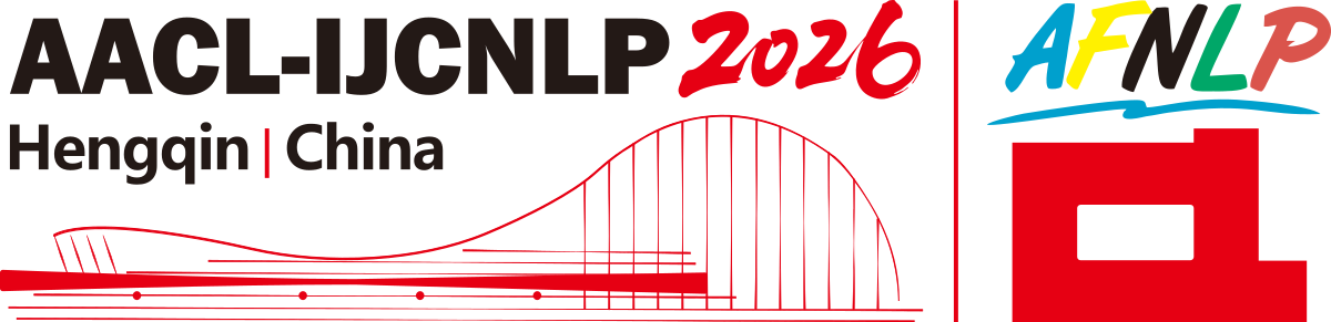 AACL-IJCNLP 2026, Hengqin, China